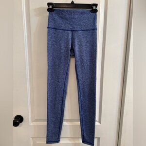 FLEO El Toro Legging 28" High Rise Heathered Cobalt Blue Small